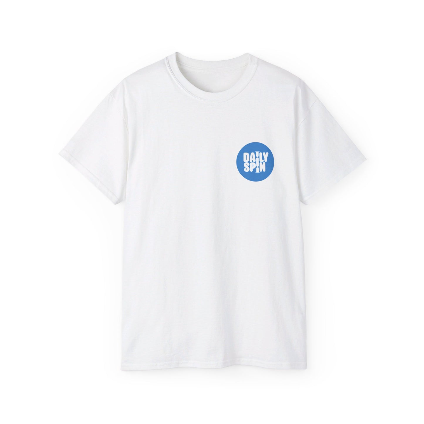 Dailyspin White Cotton Tee